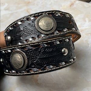Vintage leather belt
